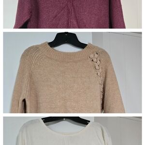 Lot Of 3 Womens Sweaters Size Small
